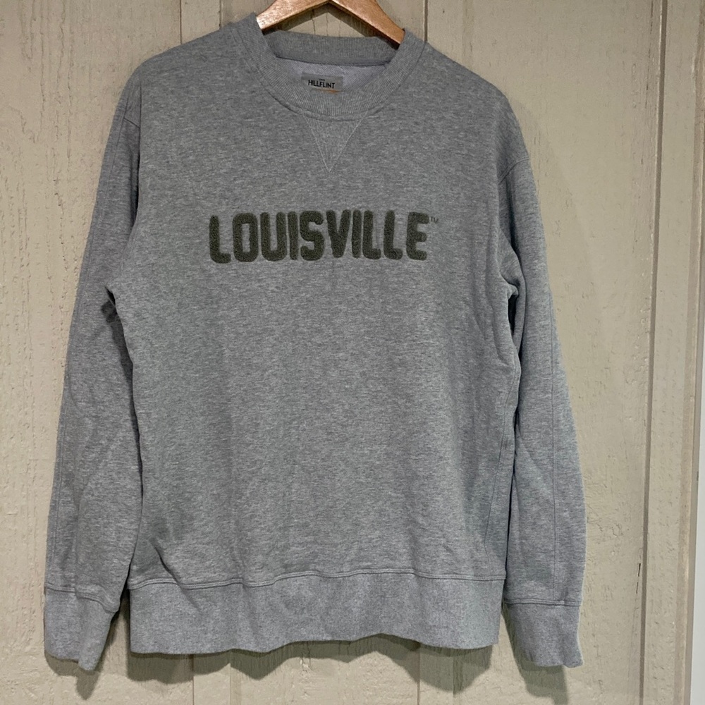 Gray Louisville Women's Crew Sweatshirt